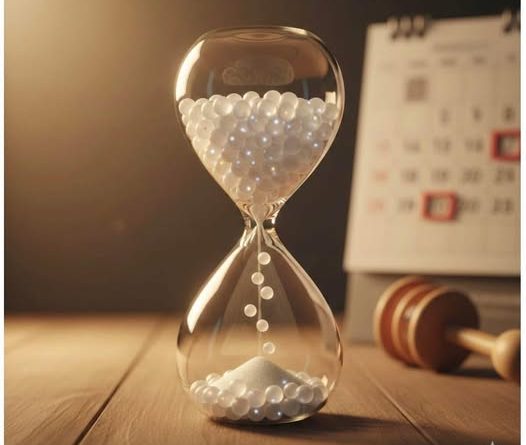 最美卻抓不住的流年，是沙漏中日漸稀疏的微光